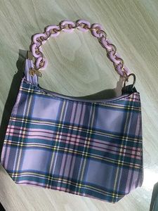 Chevron Quilted Shoulder Bag