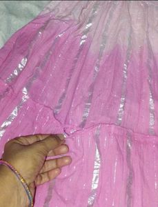 Pink Ombre Anarkali Dress