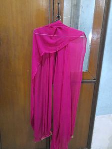 Designer Piece Pink &amp; Gold Embroidered Kurta Set