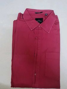 Park Avenue Men's Formal Shirt Red