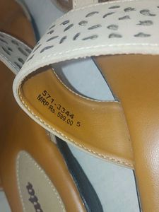 Bata Tan Flats