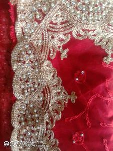 Red Net Saree For Weddings And Parties