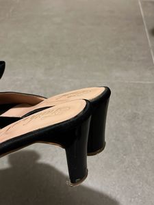 Black Bow Mules