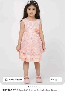 Peach Kids Girls Dress