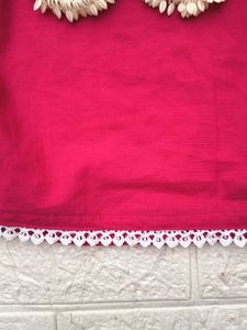 Rose Pink Short Kurti 🎀