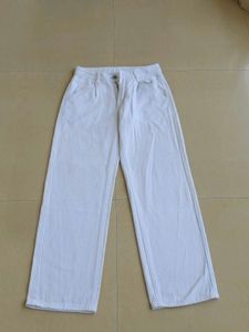 White Wide Leg Jeans
