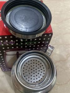 Steel Insulated Mug With Lid And Strainer