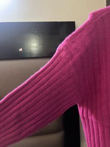 Pink Turtleneck Sweater
