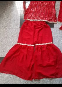 Loot Offer 599/-/-New Bridal Garara Full Set