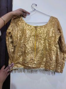 Golden Sequin Blouse