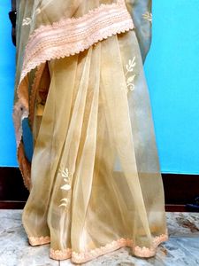 Elegant Embroidered Saree