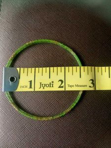 Green Glass Bangles