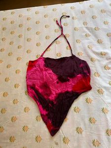 Tie-dye Halter Top