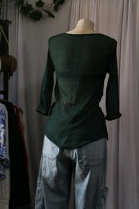 Green Long Sleeve Top
