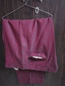 Burgundy Double-Breasted Blazer with pants