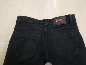 Mens Black Jeans Size 30