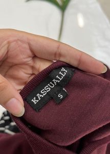 Kassually Burgundy Crop Top – Chic, Trendy