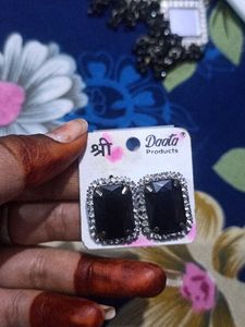 Mirror Beaded Earrings