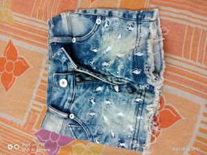 denim shorts for  2-3 yr girl