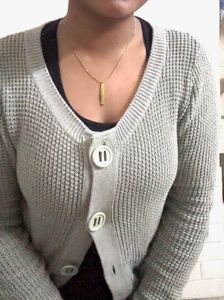 Light Grey Knit Cardigan
