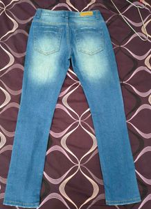 Distressed Blue Women Denim Jeans