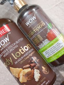 WOW Skin Science Body Lotion &amp; Shampoo