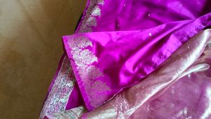 Rose Color Saree