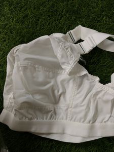 Cotton Bra With Three Hooks