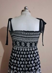Black &amp; White Maxi Dress