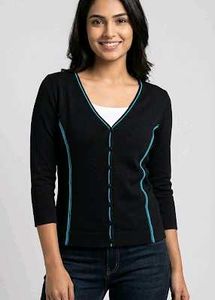 Stylish Black Cardigan