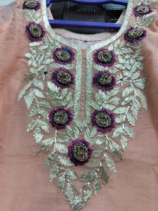 Ethnic Elegant Kurta With Gota Patti Work