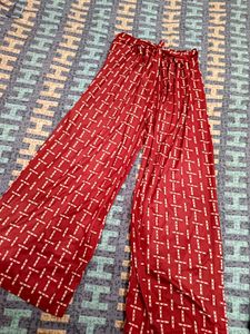 Maroon Palazzo Pants