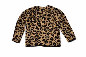 Leopard Print Fleece Jacket