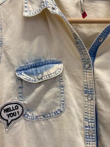 Patchwork Denim Shirt