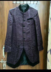 Elegant Purple Sherwani / ethnic wear