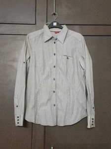 Striped Oversized Button-Down Shirt