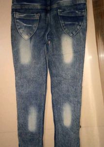 3 Combo Blue Embroidered Denim Jeans