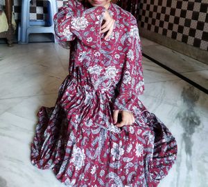Floral Print Midi Dress