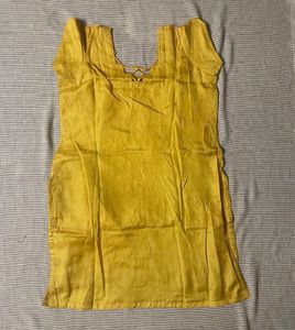 Embroidered Yellow Salwaar Suit Set