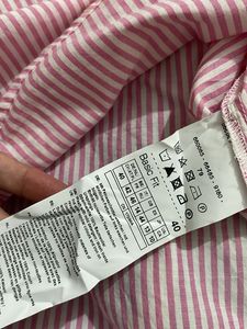 Pintresty 🌸Pink Striped Long Sleeve Shirt