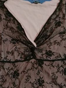 Black Net Top