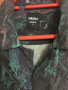 NUON Abstract Print Shirt