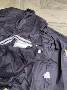 Black 3 Piece Suit😎 (coat, Half Jacket And Pants)