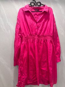 Pink Zudio collar dress