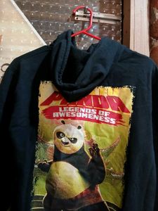 Men&#39;s Kungfu Panda Black Hoodie