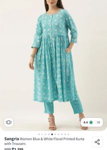 Floral Printed Kurta with Trousers