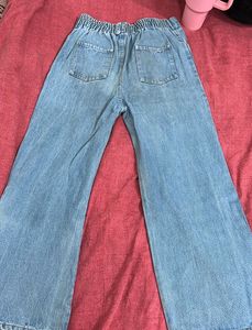 Wide Leg Denim Jeans