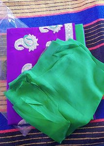 Purple Dress Material