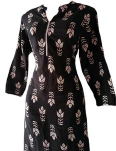 Black Printed Kurti Dress