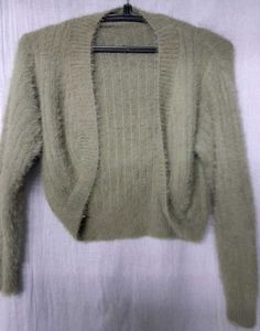 Vintage Fuzzy Knit Cardigan